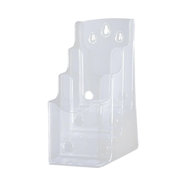Guardoinrt Clear Table Sign Holder Brochure Holder Stable Does Not Easy To Fall Over Wear Resistant Menus Schools Etc. Documents A6 3 Tier