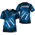 thumbnail image 3 of Personalized Cornhole 3D Player T-Shirt for Team Uniform Funny Gift Men Women (Black, 2XL), 3 of 9