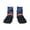 2 Black-2, variant on Starry Sky Flying Tiger Pattern Quarter Crew Socks,Toe Seamed Ankle Socks,Cotton Cushioned Breathable Athletic Crew Sports Socks