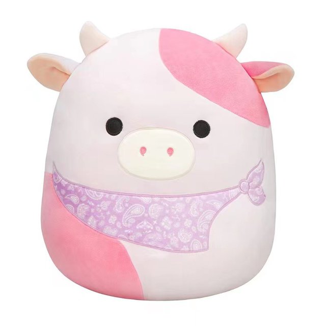 Nueva muñeca salamandra transfronteriza, dinosaurio Hexagonal, almohada con forma de seta de vaca, muñeco de tiburón, juguete de peluche al por mayor