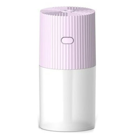 

300ML White Ultrasonic Humidifier with LED Lamp USB Car Mist Maker Diffuser Mini Humidifier for Office Pink
