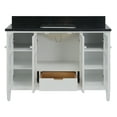 thumbnail image 5 of Sagehill Designs Tr4821d Turner 48" Free Standing Wood Single Vanity Cabinet Only - White, 5 of 6