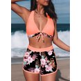 thumbnail image 3 of Aleumdr 2 Pieces Bikini Set for Women Halter Bikinis Sexy Swimsuit Summer Swimming Bathing Suits Pale Chestnut M, 3 of 4