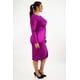 thumbnail image 2 of Vestido efecto metalico Roman Fashion /Tallas Extras, 4259 (Magenta) fucsia oscuro 38, 2 of 7
