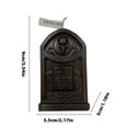 thumbnail image 3 of Darzheoy Halloween Tombstone Candles, Halloween Decoration Candles Gravestone Candle Tombstone Shaped Candles Decorations for Home Halloween Party Room Table Decor, 3 of 5