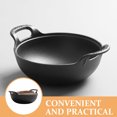 thumbnail image 2 of FESTFENDS Ramen Cooking Pot Iron Family Meals Entertaining Guests 1Set 7.9In, 2 of 8