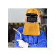 thumbnail image 3 of Protective Cowhide Welding Mask for Labor Safety - Head-Mounted Design with Anti-Glare Shield for Argon Arc Welding, Essential Welder's Protective Gear, 3 of 7