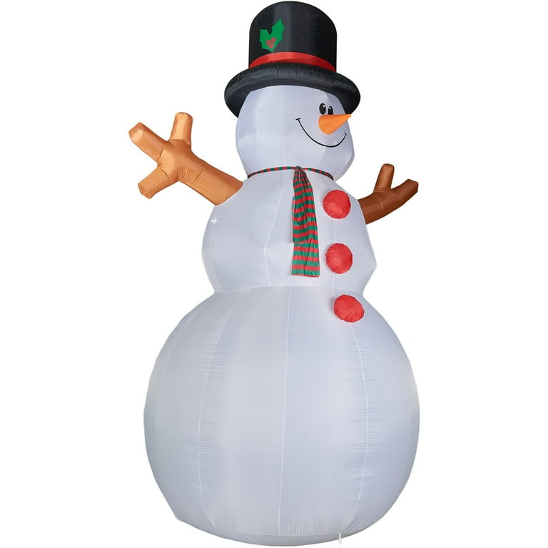 Holiday Time Swirling Lights Hanging Decoration, Snowman