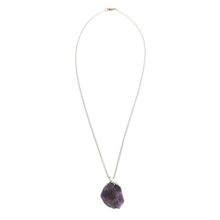Amethyst necklace deals walmart