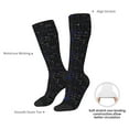 thumbnail image 4 of Kdxio Mathematica Science Pattern Socks for Men Women Thermal Winter Boot Socks Hiking Socks Warm Crew Socks, 4 of 6