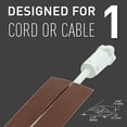 thumbnail image 3 of Funda para cables Legrand Wiremold CDB-15 Corduct, 4,57 m, marrón (1 paquete), 3 of 7