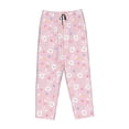 thumbnail image 4 of Goofa Easter Cute Rabbit Printed Soft Pajama Pants for Women, Wide Leg Comfy Casual Lounge Yoga Pants-XX-Large, 4 of 9