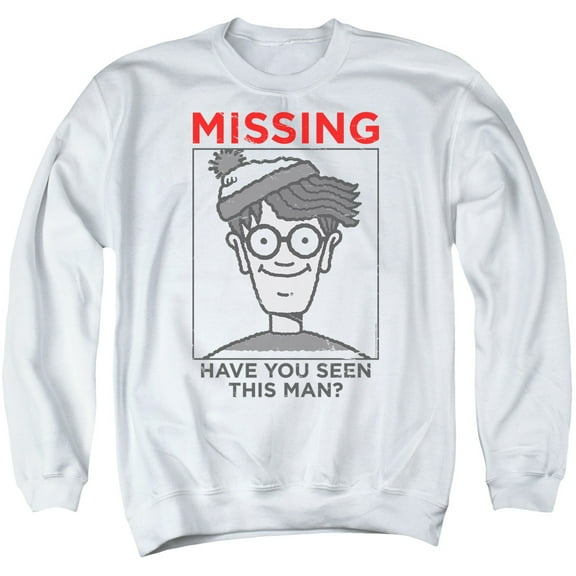 Wheres Waldo - Missing - Crewneck Sweatshirt - Large