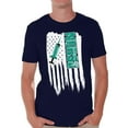 thumbnail image 1 of Awkward Styles American Flag Nurse Men Shirt I'm American USA Patriotic Nurse T shirt for Men One Nation Pro America Nurse Men Tshirt Independence Day 4th of July Nurse T-shirt for Men, 1 of 4