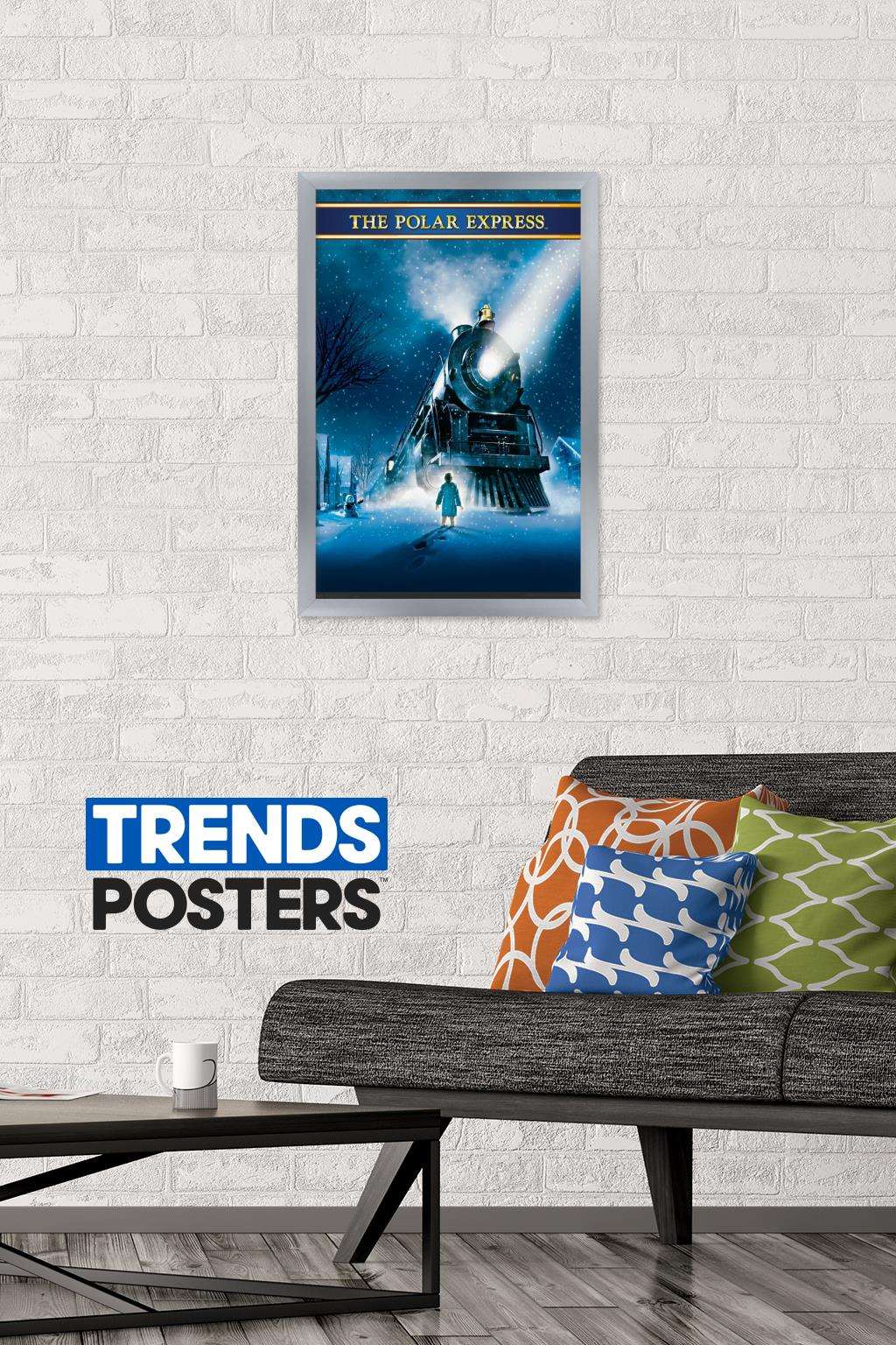 The Polar Express - One Sheet Wall Poster, 14.725" x 22.375", Framed