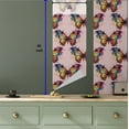 thumbnail image 5 of Ambesonne Butterfly Peel & Stick Wallpaper for Home, Wings Multicolored Print, 13"x36", Vermilion Turquoise White, 5 of 5