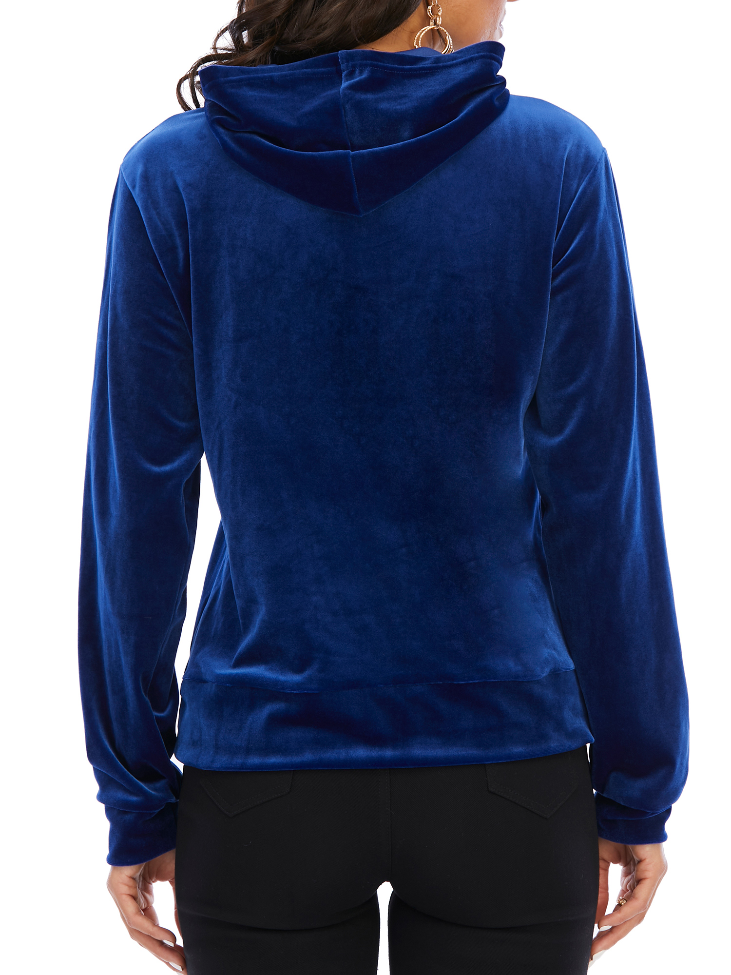 Short En Velours Urban Classics Pour Femme - Coupe Courte, Col Rond, Aspect Soyeux Brillant