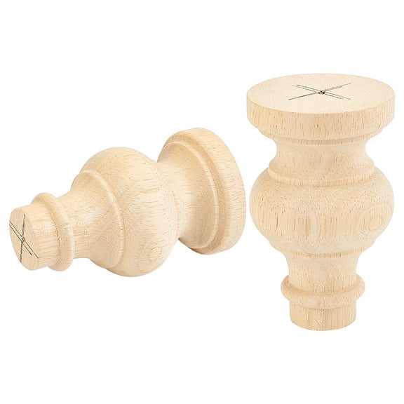 Wood Furniture Legs Cabinet Leg Blanched Almond 101x60mm DIY