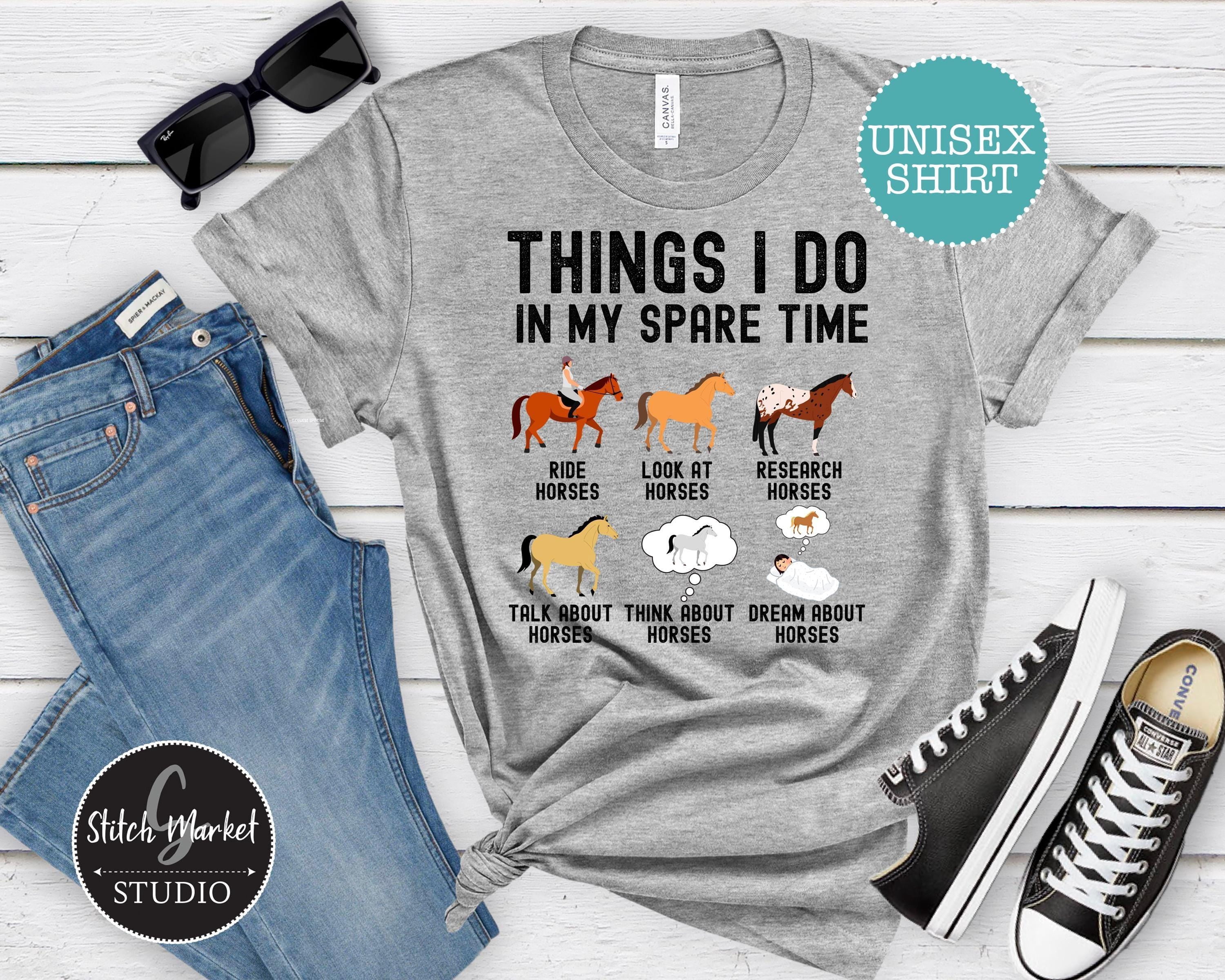 Horse Equestrian t-shirt, Girls Women Horse Rider t shirt, Equestrian Mom, Horse Riding Statement tshirt, Trainer Gift