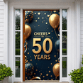 thumbnail image 3 of LUUFILx Cheers to 50 Years Backdrop Banner Decorations Golden Anniversary Party Supplies Photo Prop Background Balloon Decors Celebration Event Scenic Display, 3 of 8