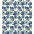 thumbnail image 3 of Ambesonne Floral Duvet Cover Set, Ombre Romantic Flowers, Queen, Grey Navy, 3 of 6
