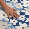 thumbnail image 3 of Addison Rugs Mayfield Premium Machine Washable Transitional Floral Blue Round Rug, 8' x 8', 3 of 8