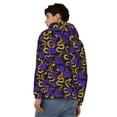 thumbnail image 4 of Kdxio Golden Snake And Purple Rose Print Men Hoodies Casual Hoodies for Men with Zip Pockets Full Zip Long Sleeve Sweatshirt Sports Hooded Jacket-Small, 4 of 5
