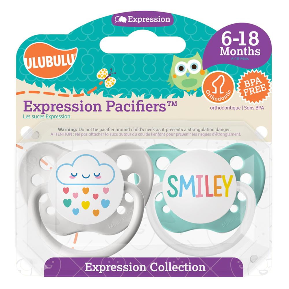 Pacifiers - Ulubulu - Cloud Rainbow & Smiley (0-6M)