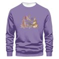 thumbnail image 1 of Sudaderas sin capucha para hombre, estilo casual, a la moda, con cuello redondo, estampado, de manga larga, blusas de manga larga y cuello redondo, blusas de poliéster para hombre, 1 of 4