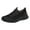 Black, variant on Mens Slip on Loafers Walking Tennis Shoes Laceless Running Blade Sneakers Mesh Trail Jogging Casual Athletic,Grey 45