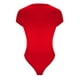 thumbnail image 5 of Body de una pieza para mujer de Fnochy, mono sexy de canalé con cuello cuadrado y manga corta., 5 of 6