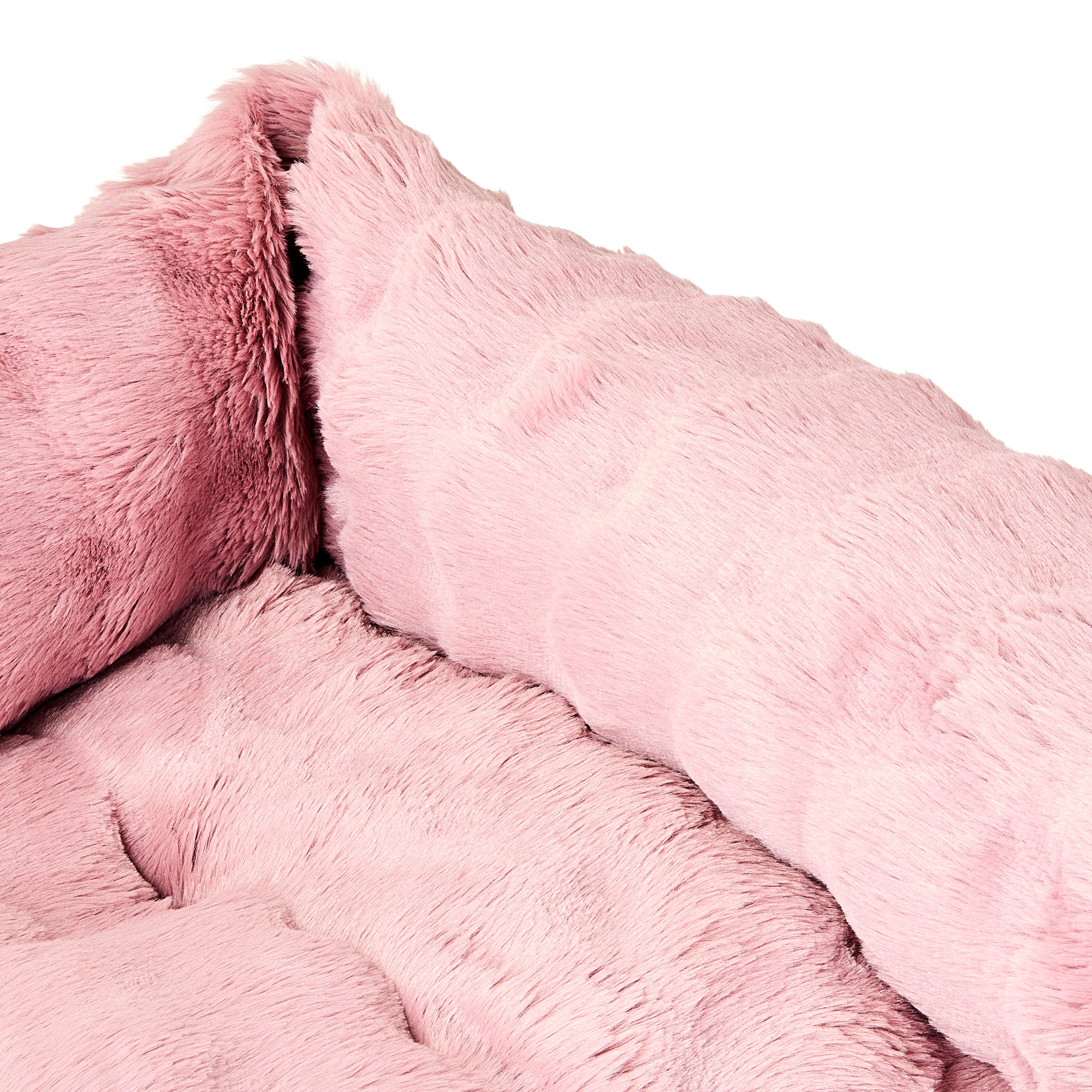 Vibrant Life Large Orthopedic Cuddler Pet Bed, Pink photo 4