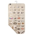 thumbnail image 2 of Organizador de joyas BB Brotrade para colgar con 80 bolsillos, color beige, 2 of 6