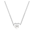 thumbnail image 1 of Kcodviy 26 initial Heart Shape Mens Chain Necklaces Alphabet Necklace for Women Layering Necklaces for Women A Necklaces for Women Set Z 26 Alphabet initial Silver Necklaces for Women, 1 of 5