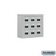 thumbnail image 1 of Salsbury 19035-09ASC 5 in. Cell Phone Storage Locker - 3 Door High Unit - 9 A Doors - Aluminum - Surface Mounted - Resettable Combination Locks, 1 of 1