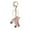 Pink, variant on UDIYO Woman Rhinestone Roller Skates Pendant Keychain Key Ring Backpack Ornaments