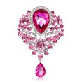 thumbnail image 1 of Broche colgante de cristal para mujer, accesorio con ramillete de aleación de diamantes de imitación, 1 of 6