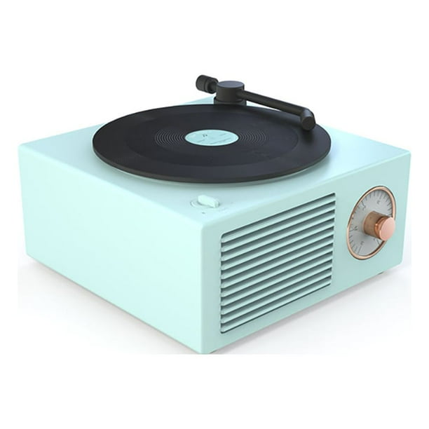Altavoz Bluetooth Retro Bluetooth Tocadiscos Música Inalámbrica Mini Altavoz
