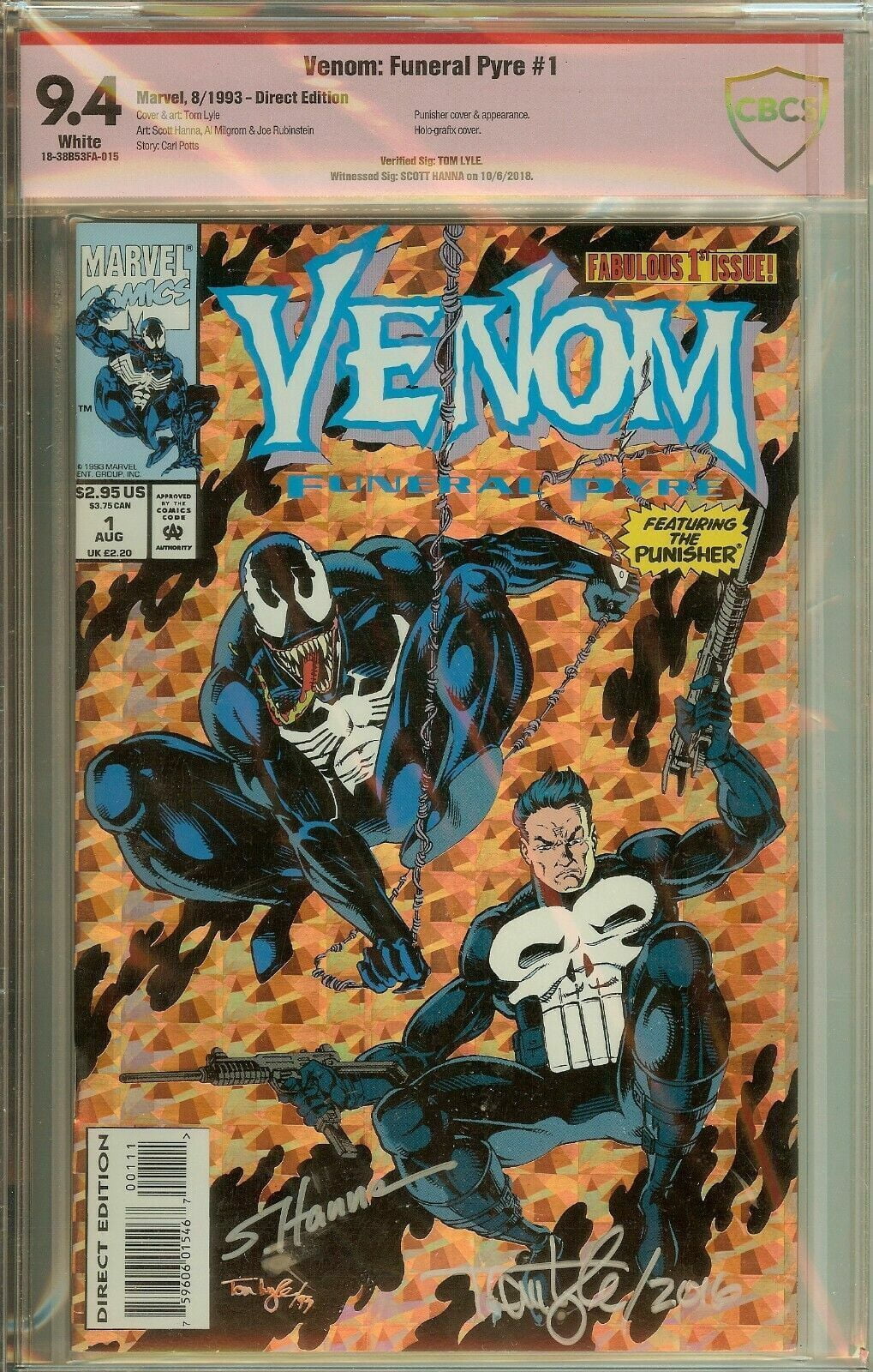 Venom Funeral Pyre #1 CBCS 9.4