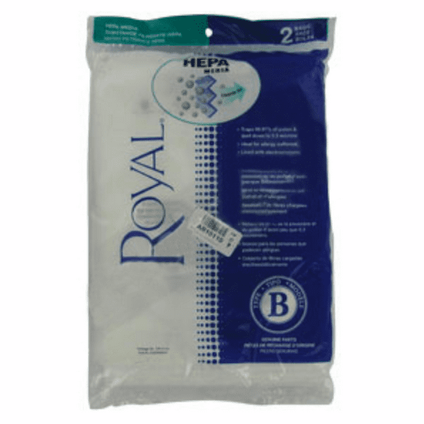 RoyalAR10110 Royal HEPA Type B Vacuum Bags for Royal Upright Vacuum