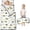 Crane and Excavator White Pattern, variant on Crane and Excavator White Pattern Toddler Nap Mat with Pillow & Blanket, Soft Sleeping Mat for Preschool Daycare Travel Sleepovers