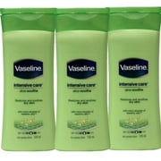 3 Pack Vaseline Intensive Care Aloe Soothe Lotion for Dry Skin, 100ml