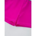 thumbnail image 7 of YiZYiF Girls 2PCS Tankini Swimsuit Bowknot Back Tops with Wide Elastic Waistband Bottoms Bathing Suit Leopard Rose 4, 7 of 7
