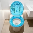 thumbnail image 2 of Resin U/V type Toilet Seat Aquarium Seat Blue Sea Fish Shells Shape Toilet Seat, 2 of 13