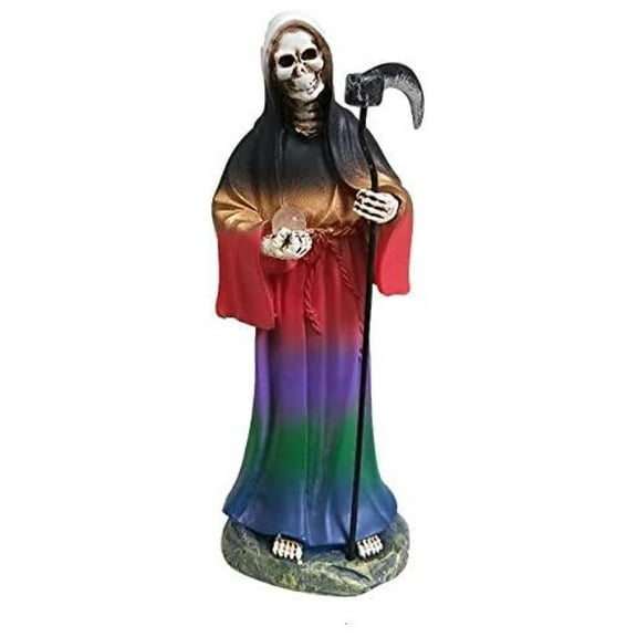 5" Santisima Santa Muerte Statue Holy Death Grim Reaper 7 colors