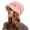 Pink, variant on Lilgiuy Women Slouchy Knit Hat Winter Warm Windproof Baggy Stretch Hat Stretchy Skull Cap with Visor Brim
