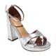 thumbnail image 3 of Sandalia VIZZANO 6551103 Mujer Vestir Metalico plateado 23.5, 3 of 6