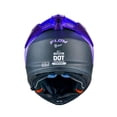 thumbnail image 4 of Casco Para Mujer Abatible Moto Kov Thunder Flow Morado Dot, 4 of 5