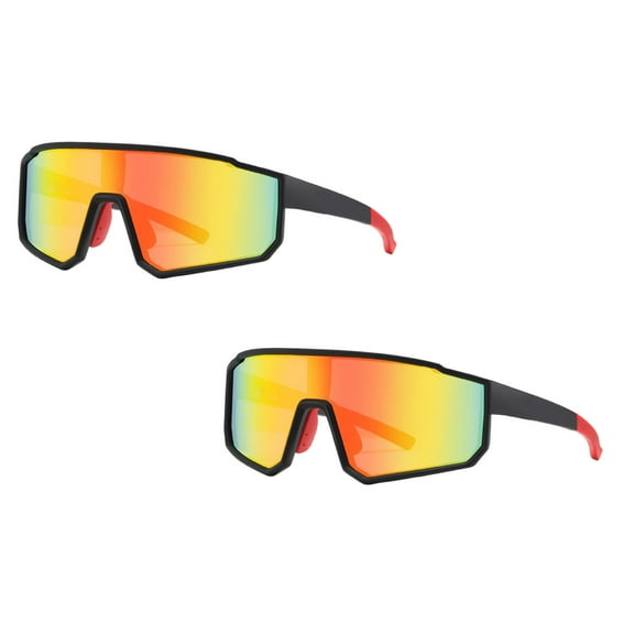 2 PCS Kids Sunglasses Youth Baseball Sun Glasses Polarized Sports TR90 Lightweight UV400 Cycling Shades Frame Boys Girls