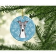 thumbnail image 2 of Carolines Treasures BB1670CO1 Snowflake Italian Greyhound Ceramic Ornament 3 in multicolor, 2 of 3
